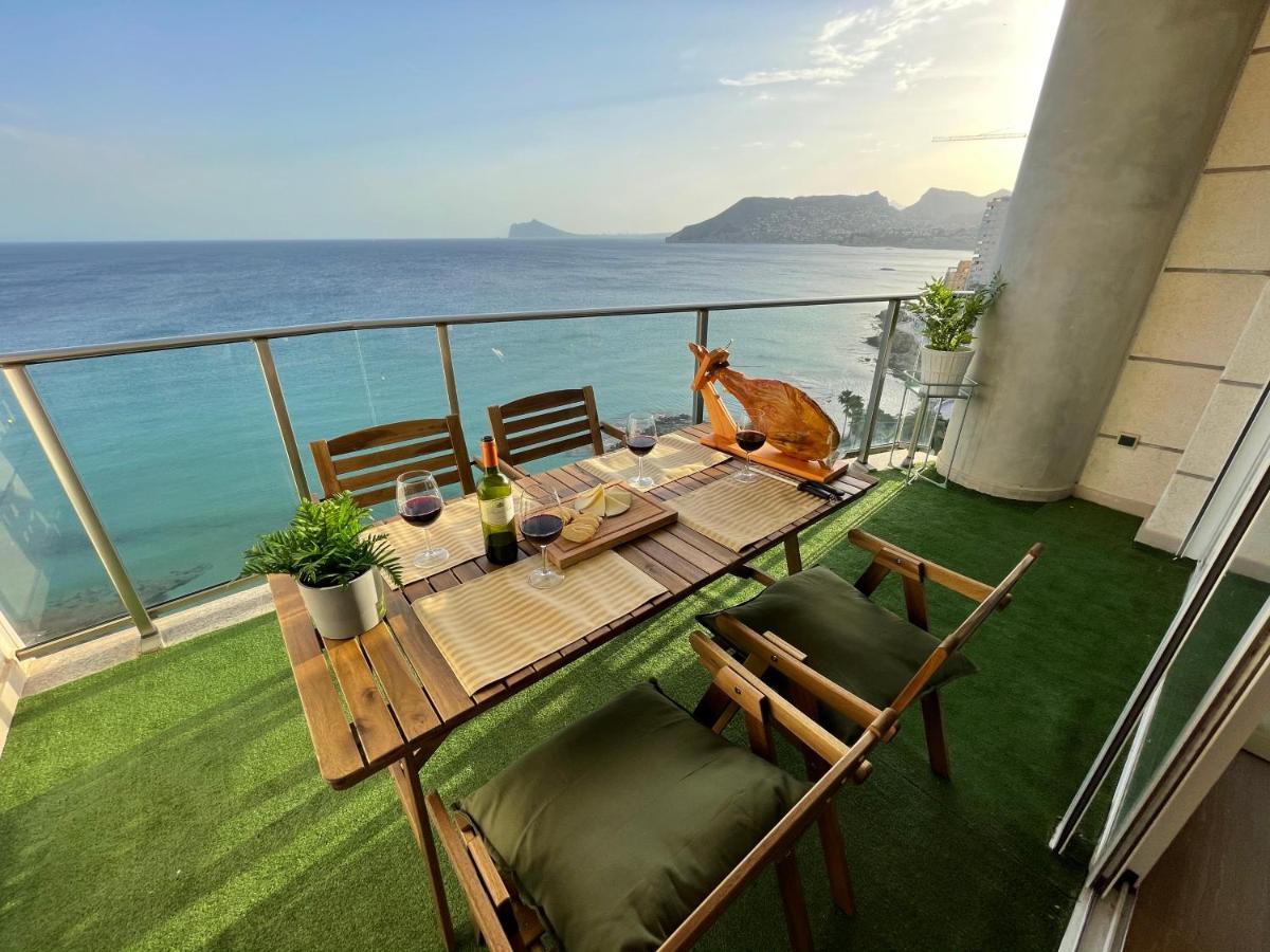 Clp- Primera Linea Vistas Piscina Y Parking Calpe Exterior foto